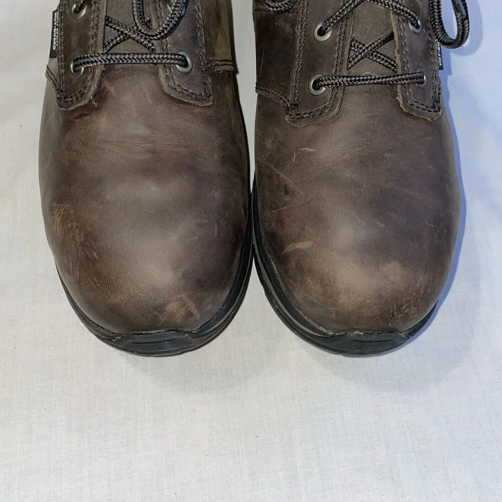 Timberland Pro Safety Toe Men’s Work Shoes Size 11 W  Brown Leather Skydex